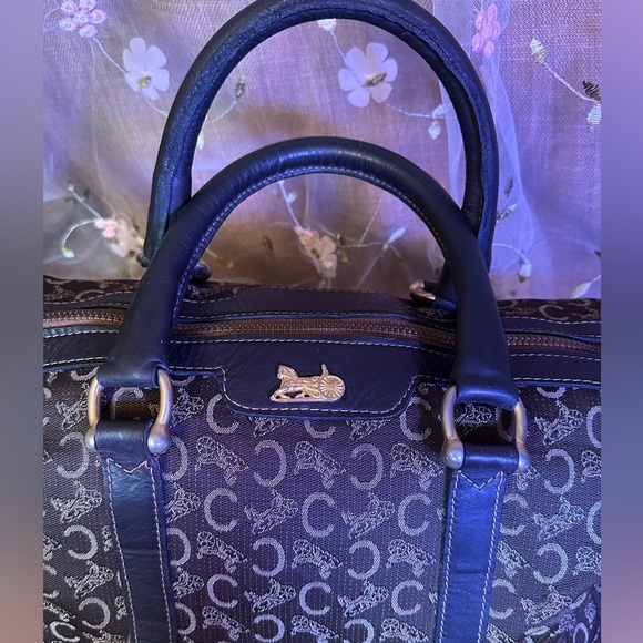 CELINE C Macadam Vintage Canvas/Leather Brown - Picture 14 of 14